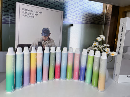 【DIYA叮啞7500口拋棄式】新款叮啞可充電霧化桿-叮啞7500口puffs油倉加長版電子煙-30/50mg-VAKA糖果雲煙館