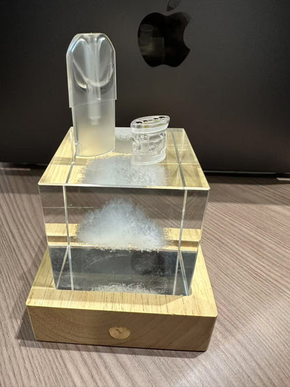 【Sp2空弹】磨砂款白色底座陶瓷芯，U型煙彈殼，不漏油，廢油，（正品保證）一代通用分離式空倉-台灣現貨秒發