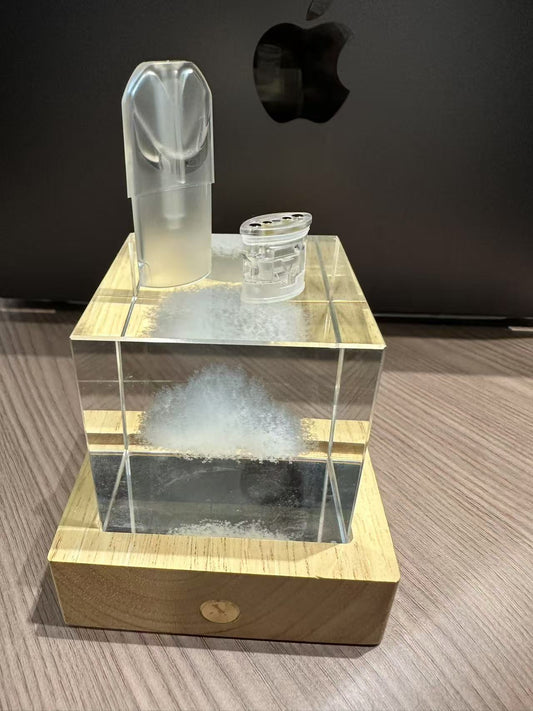 【Sp2空弹】磨砂款白色底座陶瓷芯，U型煙彈殼，不漏油，廢油，（正品保證）一代通用分離式空倉-台灣現貨秒發