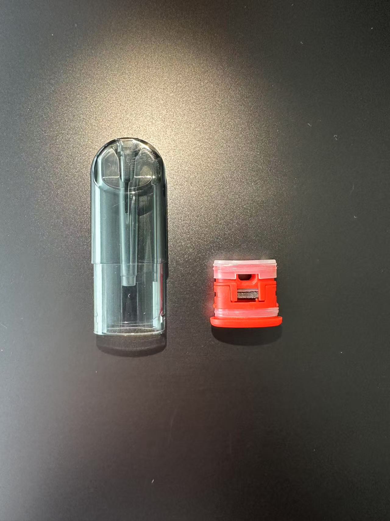 【紅色底座】五代上下分離空彈，適用於五、六代設備 容量3ML-台灣現貨秒發