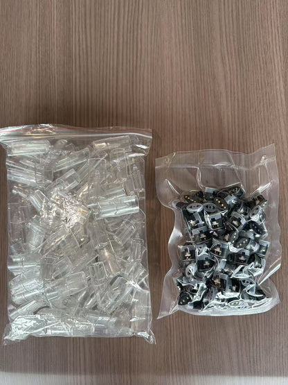 最新款上下分離式空煙彈（lana空彈），擁有白色霧化陶瓷芯，大煙霧，爆發足，不漏油，吃油，麻醉適用煙彈殼 100顆-台灣現貨秒發