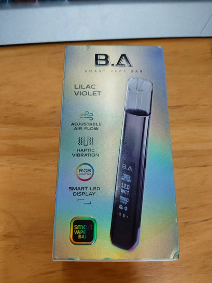 B.a主機/具有Smart Vape Ba發光r大屏煙桿，通用一代煙彈-VAKA糖果雲煙館