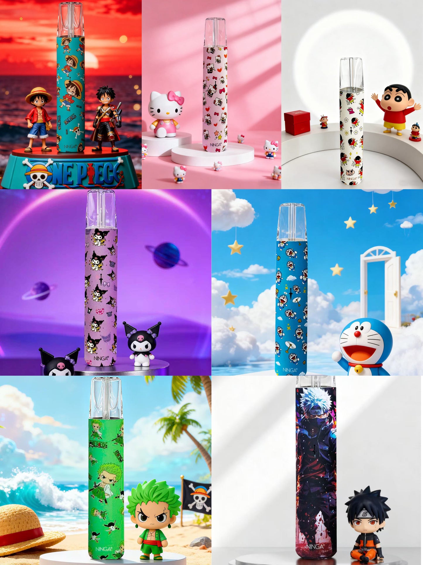 【NINGA一代主機】萌趣卡通主機 | 火影·索隆聯名款煙桿 | 通用一代設備-VAKA糖果雲煙館