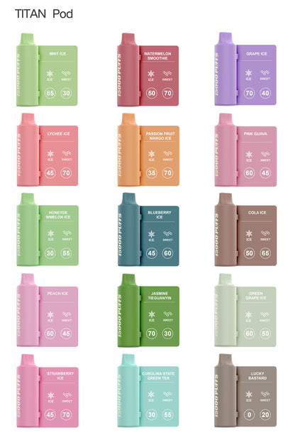 【優惠活動】VEVIX 泰坦15000口電子煙 |  棉芯換彈式耐抽拋棄式 | 可切換模式 | VAKA糖果雲煙館