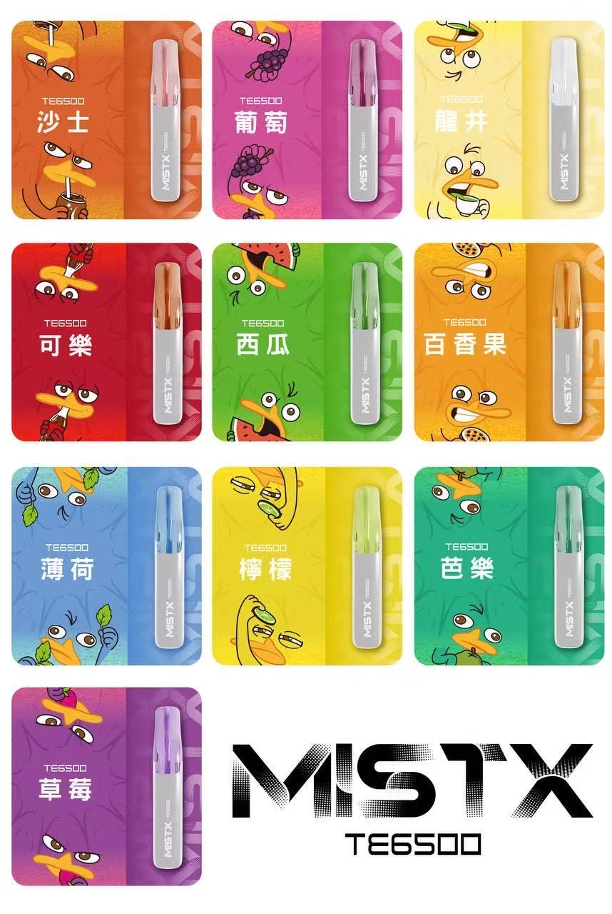 MIST X 鴨嘴獸拋棄式｜一次性米斯特鴨嘴獸6500口電子煙｜VAKA糖果雲煙館