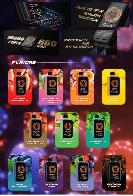 【AONE VAPE CASINO X】 16000口賭場一次性電子煙 原裝正品 俄羅斯轉盤鋼珠設計-VAKA糖果雲煙館