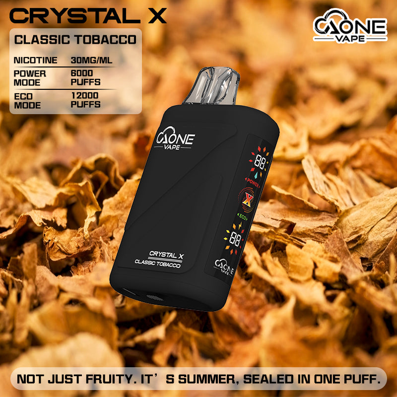 AONE Crystal X水晶2代 | 原產正品 | 12000口超大容量一次性電子煙-VAKA糖果雲煙館
