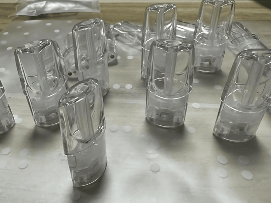 TUTX白底側注油空彈，一代可重複使用空煙彈，不漏油不吃油不卡機，2ml/適用一代煙桿-台灣現貨秒發